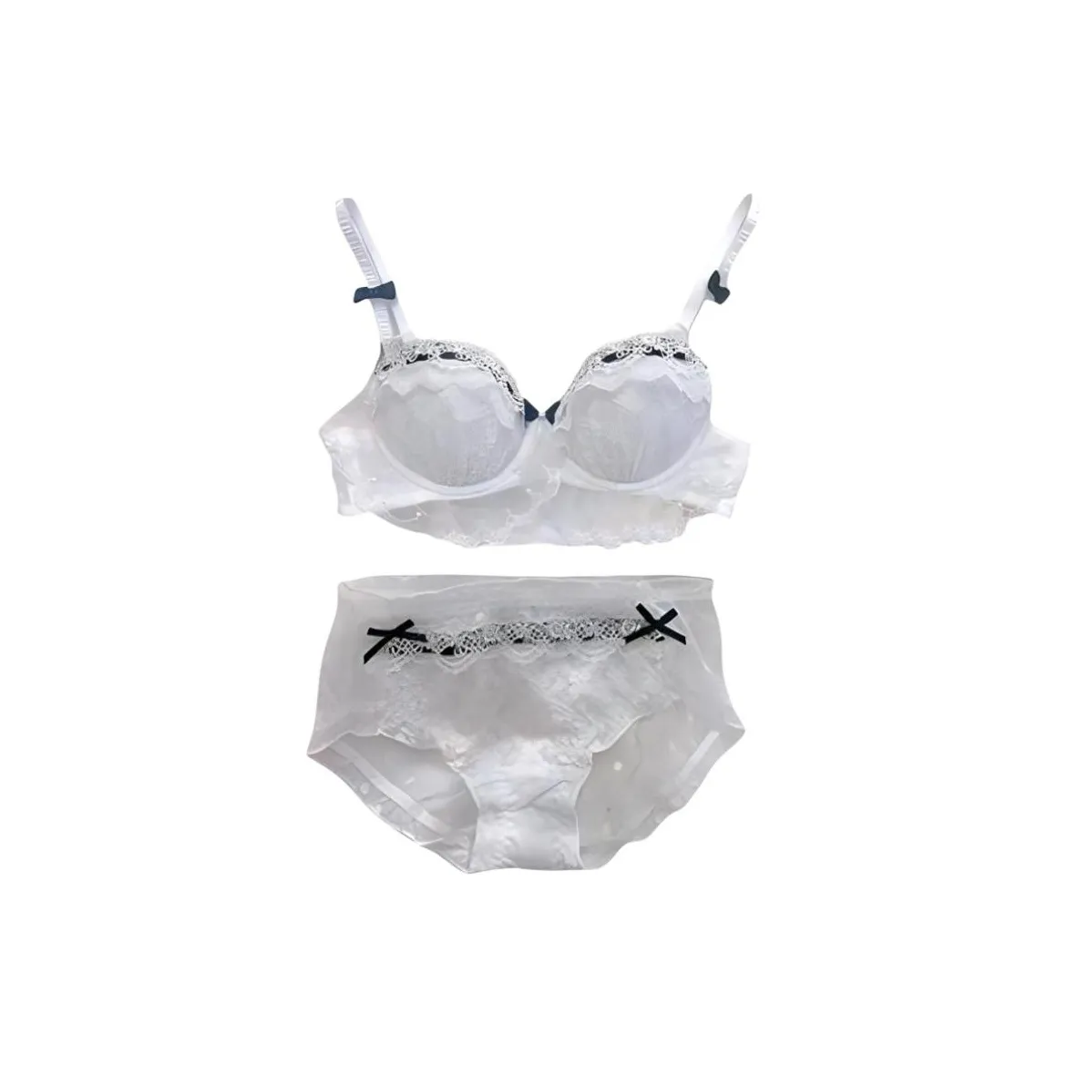MIIOW Комплект нижнего белья Женское Белое