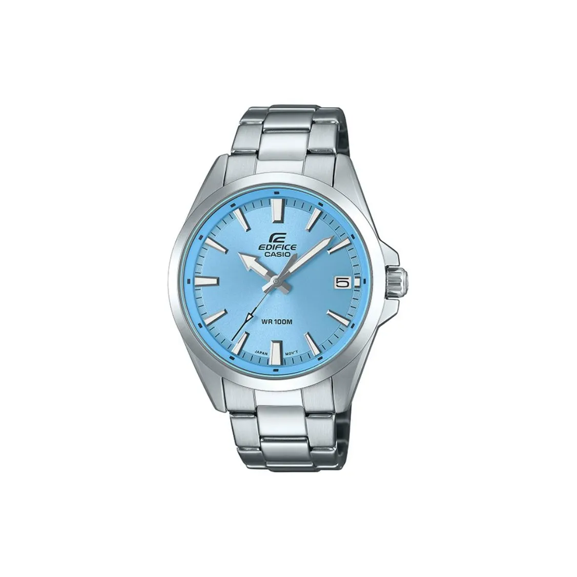 CASIO EDIFICE Кварцевый механизм нержавеющая сталь ремешок мужские часы синий циферблат