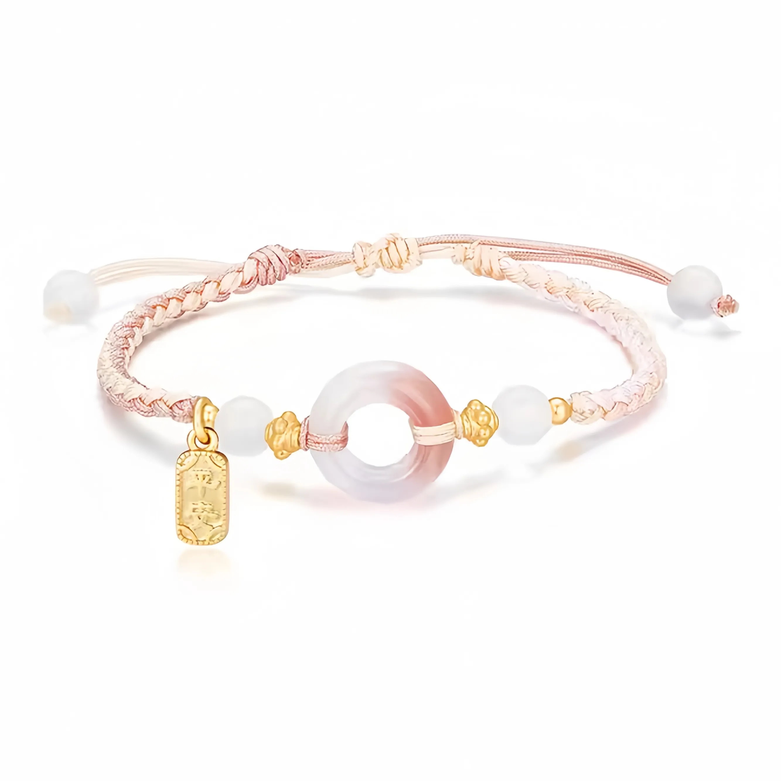 CANDY PLANET Colored Glaze Jade Bracelets Unisex