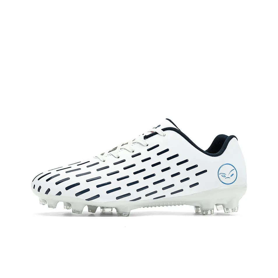 BIANSULONG Футбольные бутсы Низкие Белые и Синие с длинными шипами Унисекс