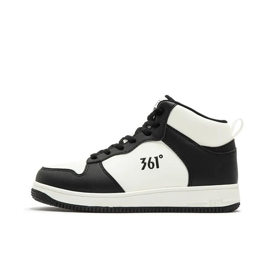 361° Air Force One Термический Slip-resistant и устойчивый к истиранию Высокий топ Скейтборд Кроссовки Женские Черный Белый