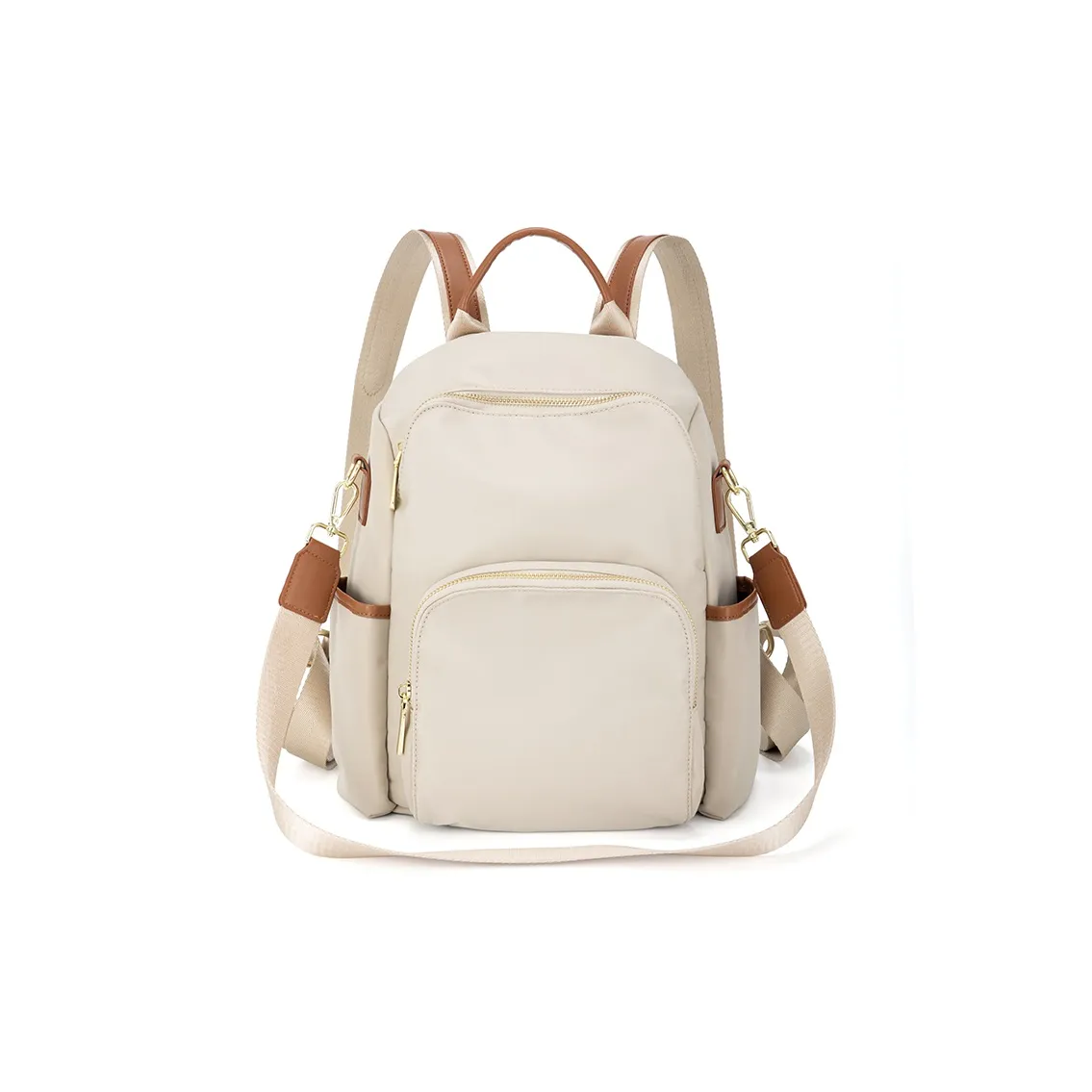 Vigno Oxford Carry Backpack Regular Women's Apricot