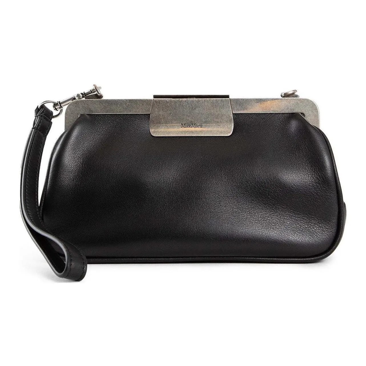 MaxMara Logo Engraved Shoulder Bag