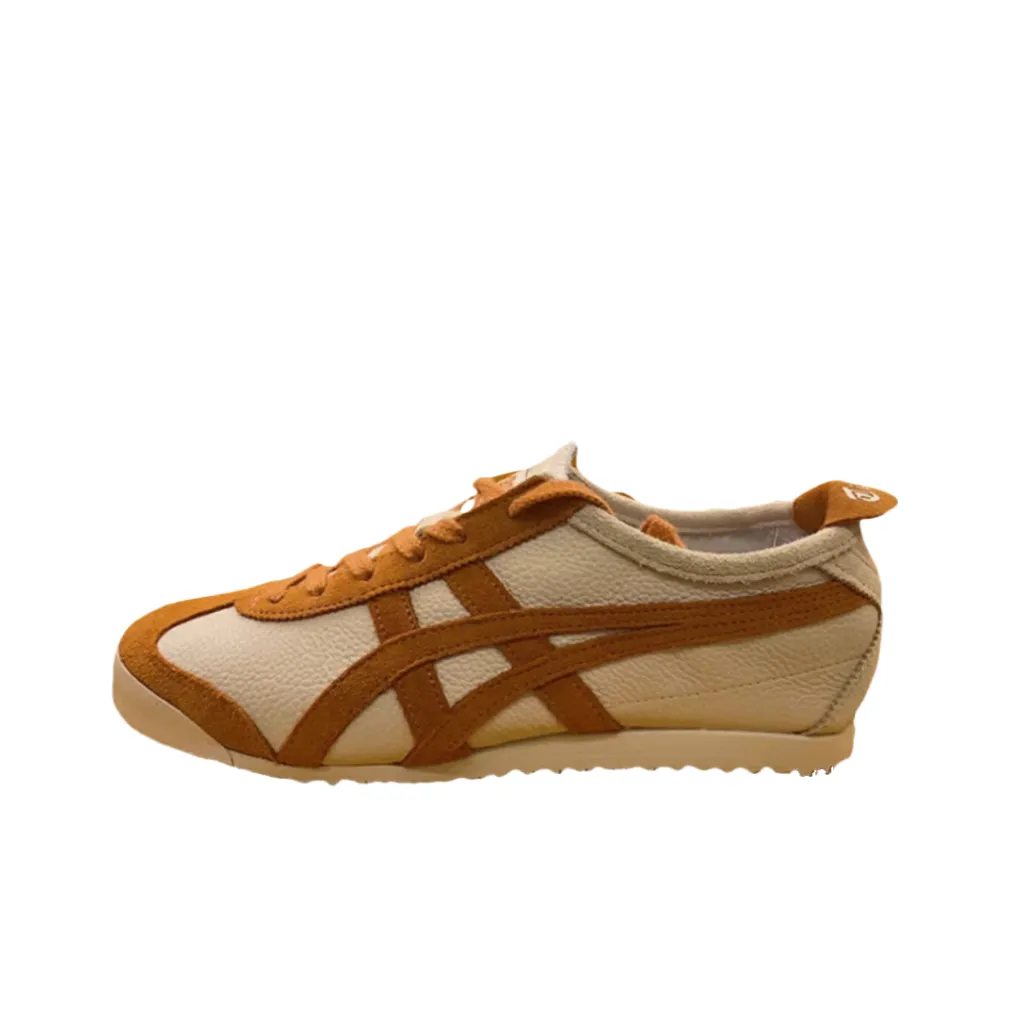 Onitsuka Tiger MEXICO 66 Anti Slip Wear Resistant Low Top Casual Shoes Unisex Brown
