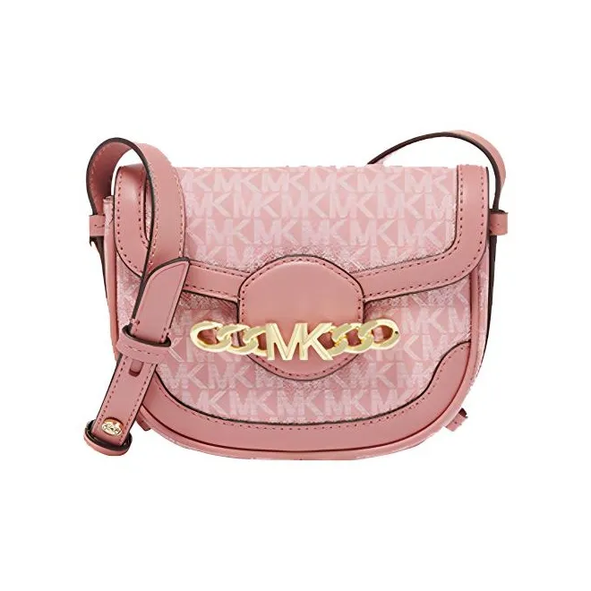 MICHAEL KORS Hally Коровья кожа Седло Сумка Сумка через плечо Экстра малый Женский Розовый