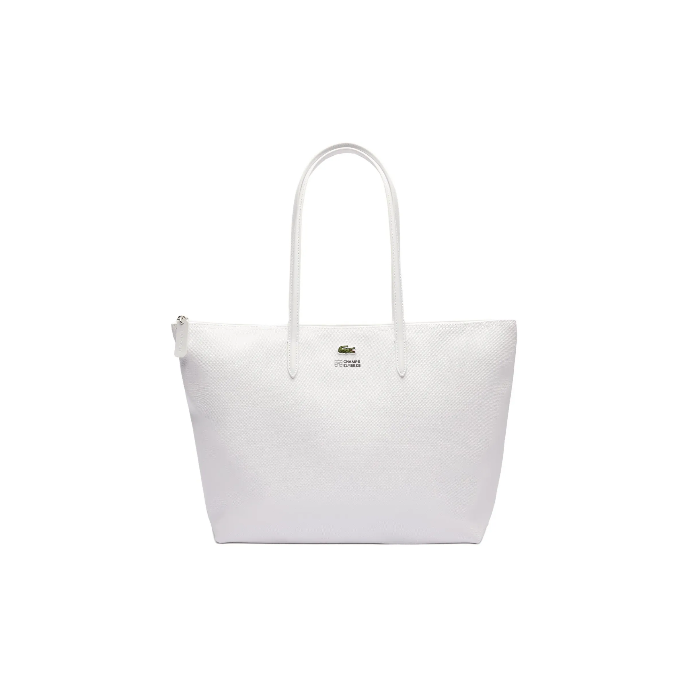 LACOSTE PVC Тоут Сумка Большая Женская Белая