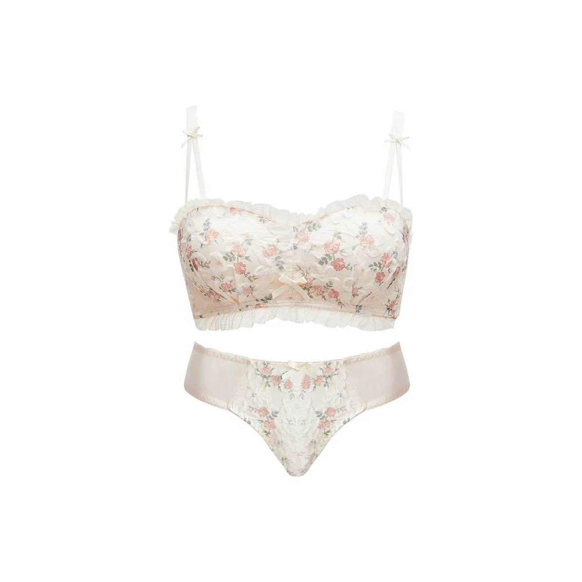 Inside the orange Нижнее белье Набор Женские Розовые цветы