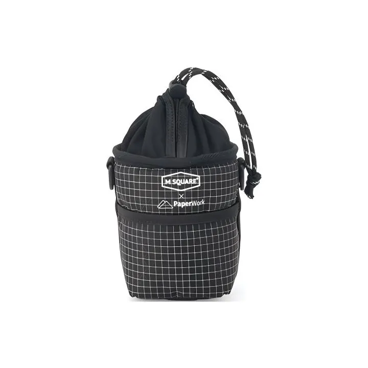 M Square Bucket Bag, Hanging Bag, Water Bottle Holder, Kettle Tool Bag, Shoulder Bag PVC Unisex