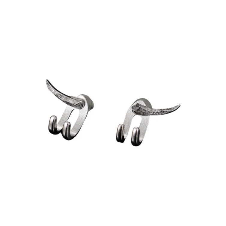 BKBU Titanium Steel Stud Earrings Unisex