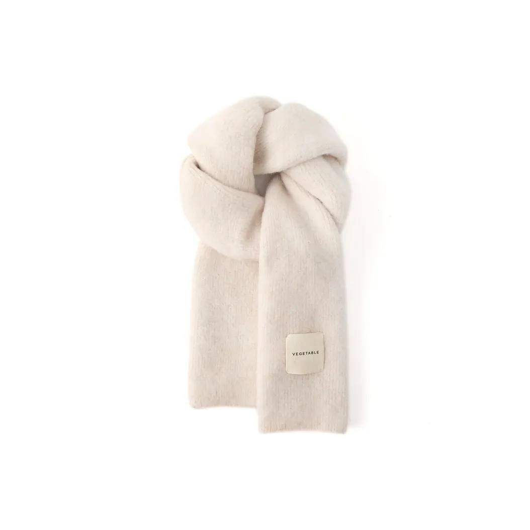 FREE RABBITⅡ Polyester Knit Scarves Unisex