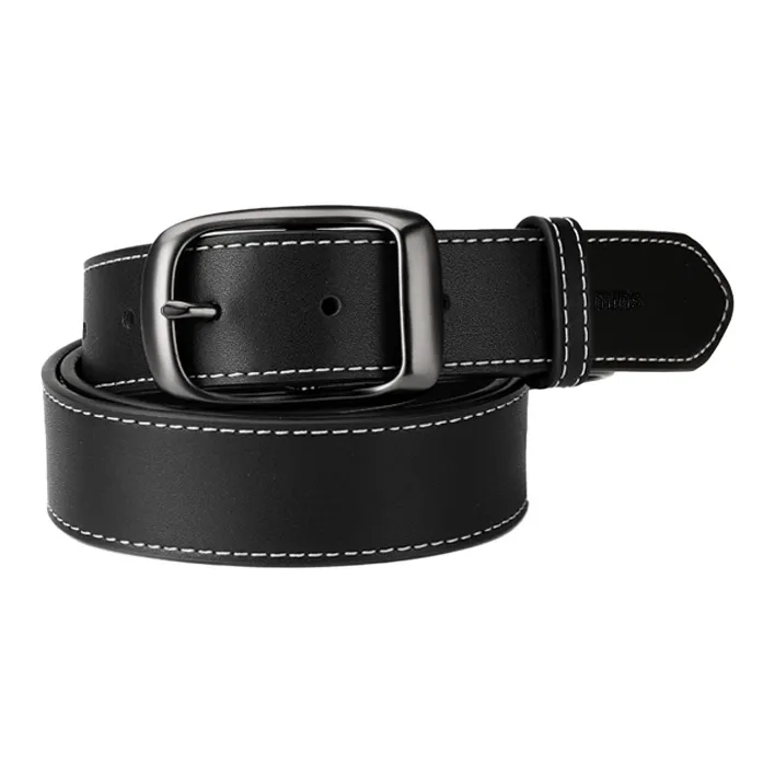 15 MINS Cow Split Leather Belts Unisex Width 3.3cm