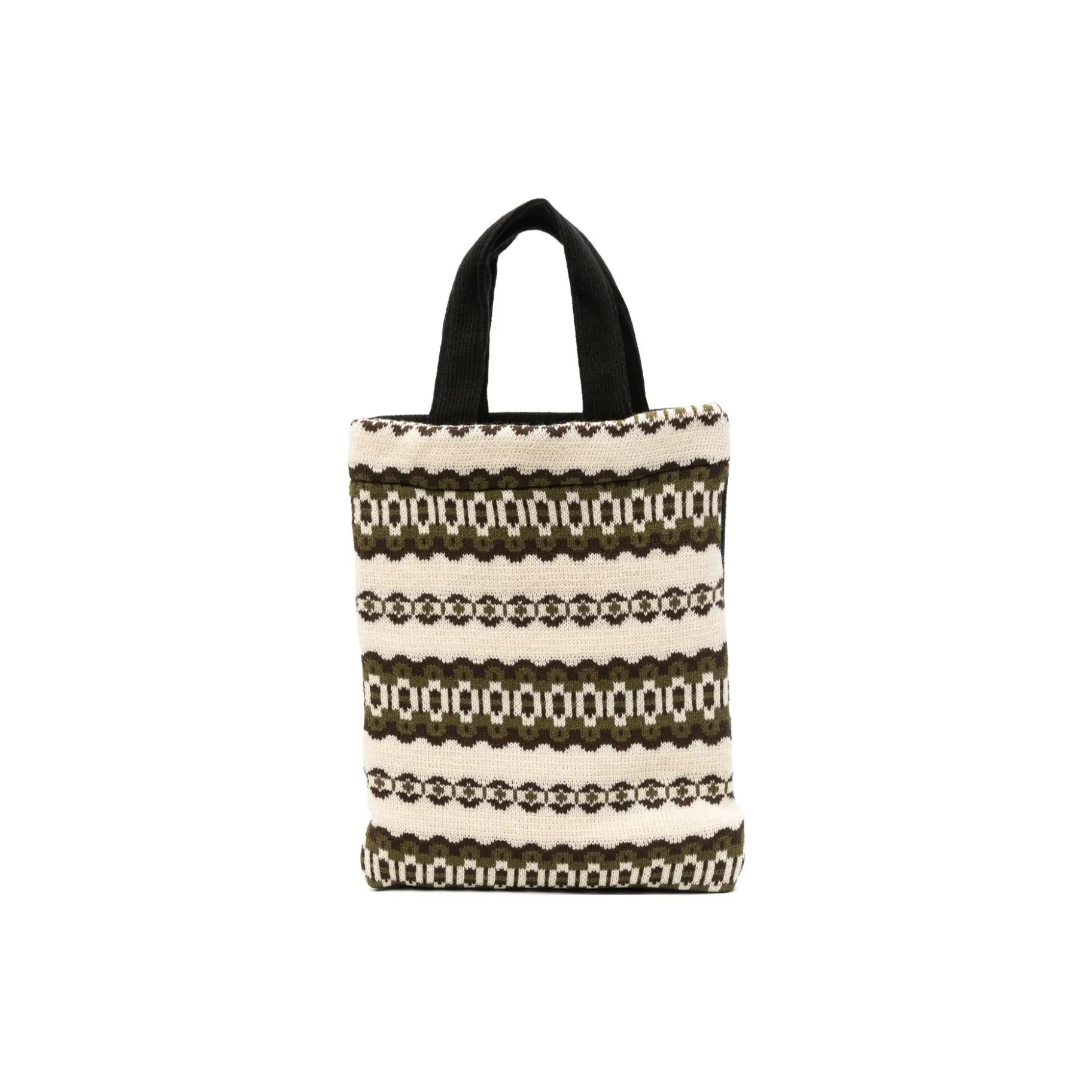 COMME DES GARCONS SHIRT Acrylic One Shoulder Handbag Men's Black & Multicolor