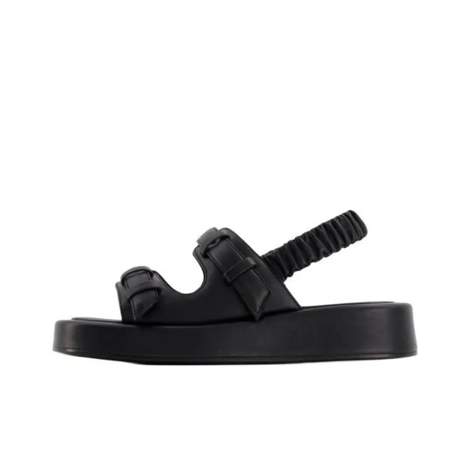 Elleme Loop Platform Leather Slingback Sandals Women's