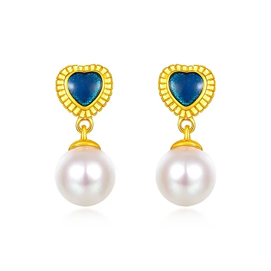Mokinggran Pearl Earrings Women's