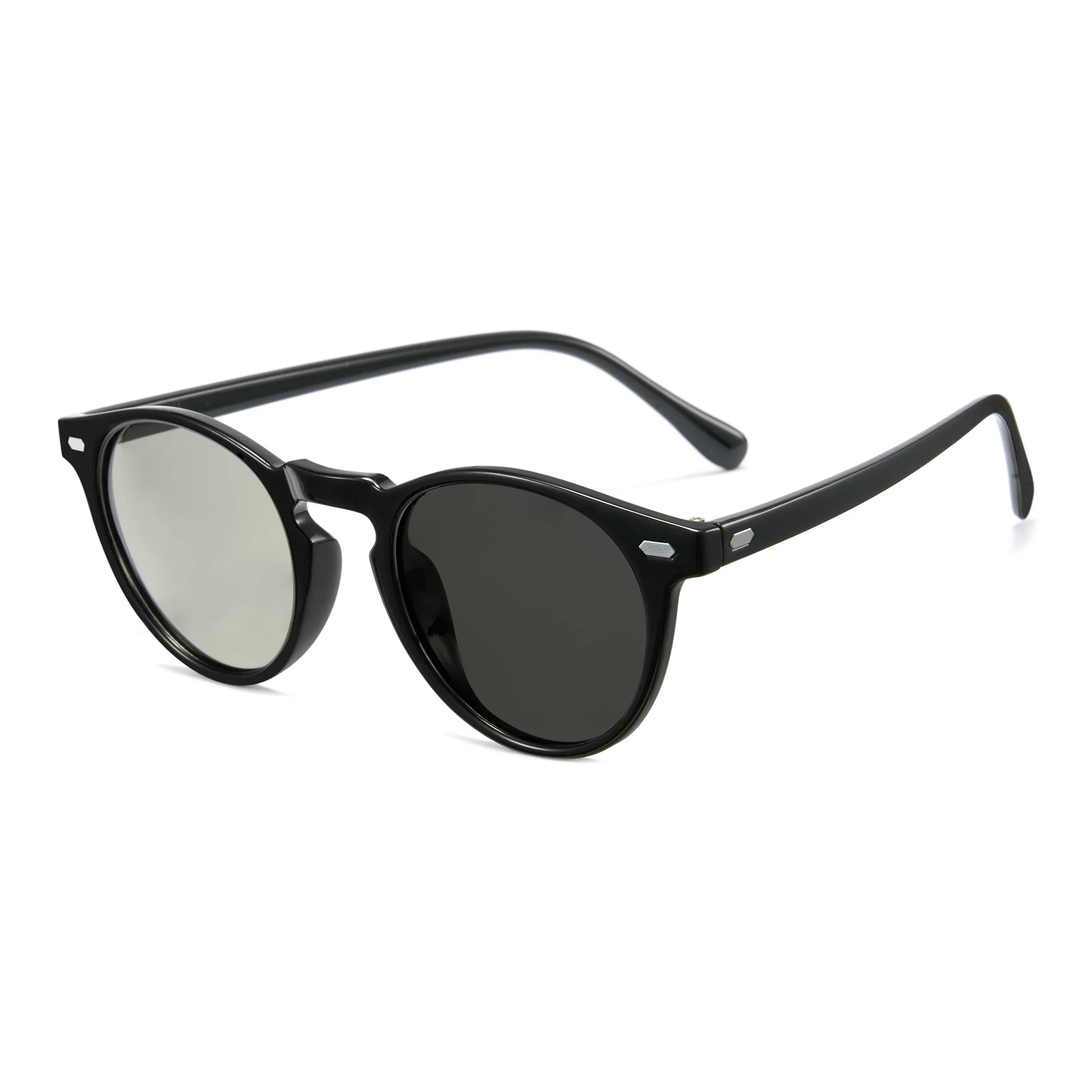 CYXUS Компьютерный алюминиевый магниевый сплав круглые солнцезащитные очки унисекс