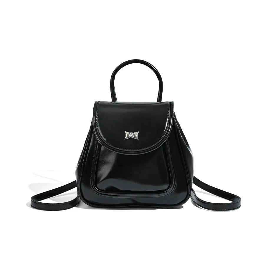 HAWA PU Carry Backpack Regular Women's Black