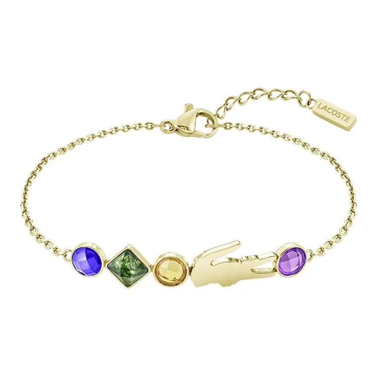 LACOSTE Collaboration Аметистовый Цвет Многоцветный Браслет Женские Многоцветный