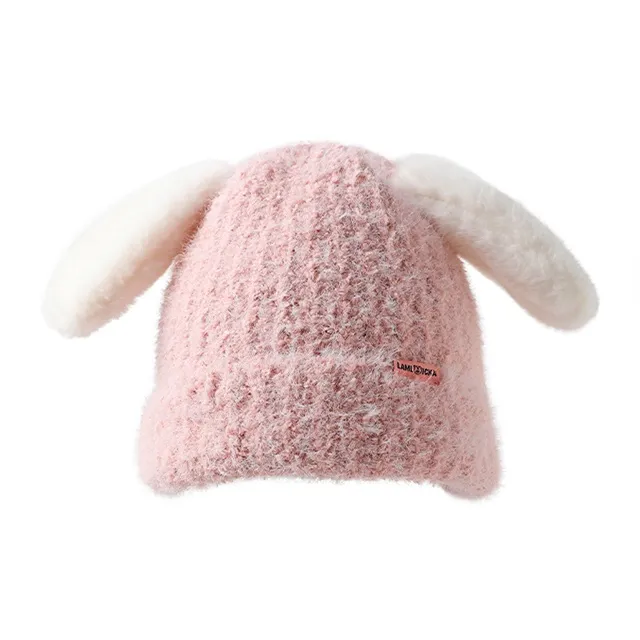 LAMLICKA Акриловые шапки-бини женские розовые