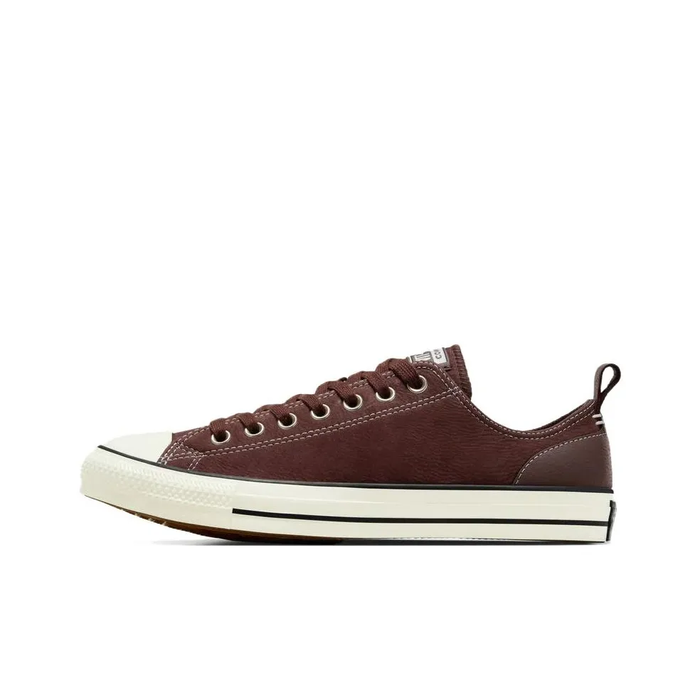 Converse Chuck Taylor All Star Anti Slip Wear Resistant Low Top Skateboard Shoes Unisex Burgundy