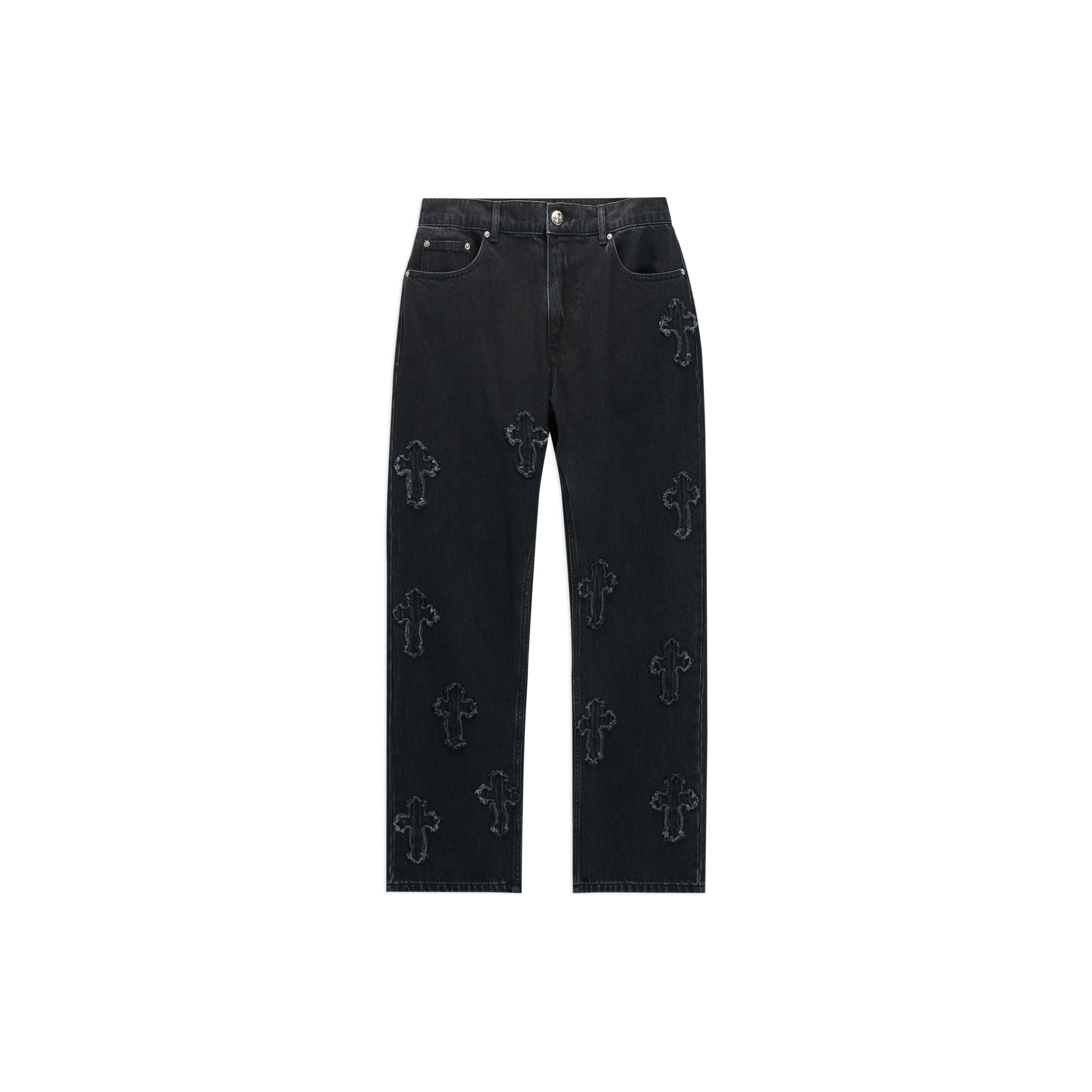 Ed Hardy Jeans Men's Black Comes With Saint Laurent Black Opium Fragrance Pendant