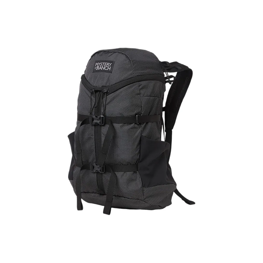 MYSTERY RANCH 19L Backpack Outdoor Bag Nylon Black Grid/Leaf Green Unisex