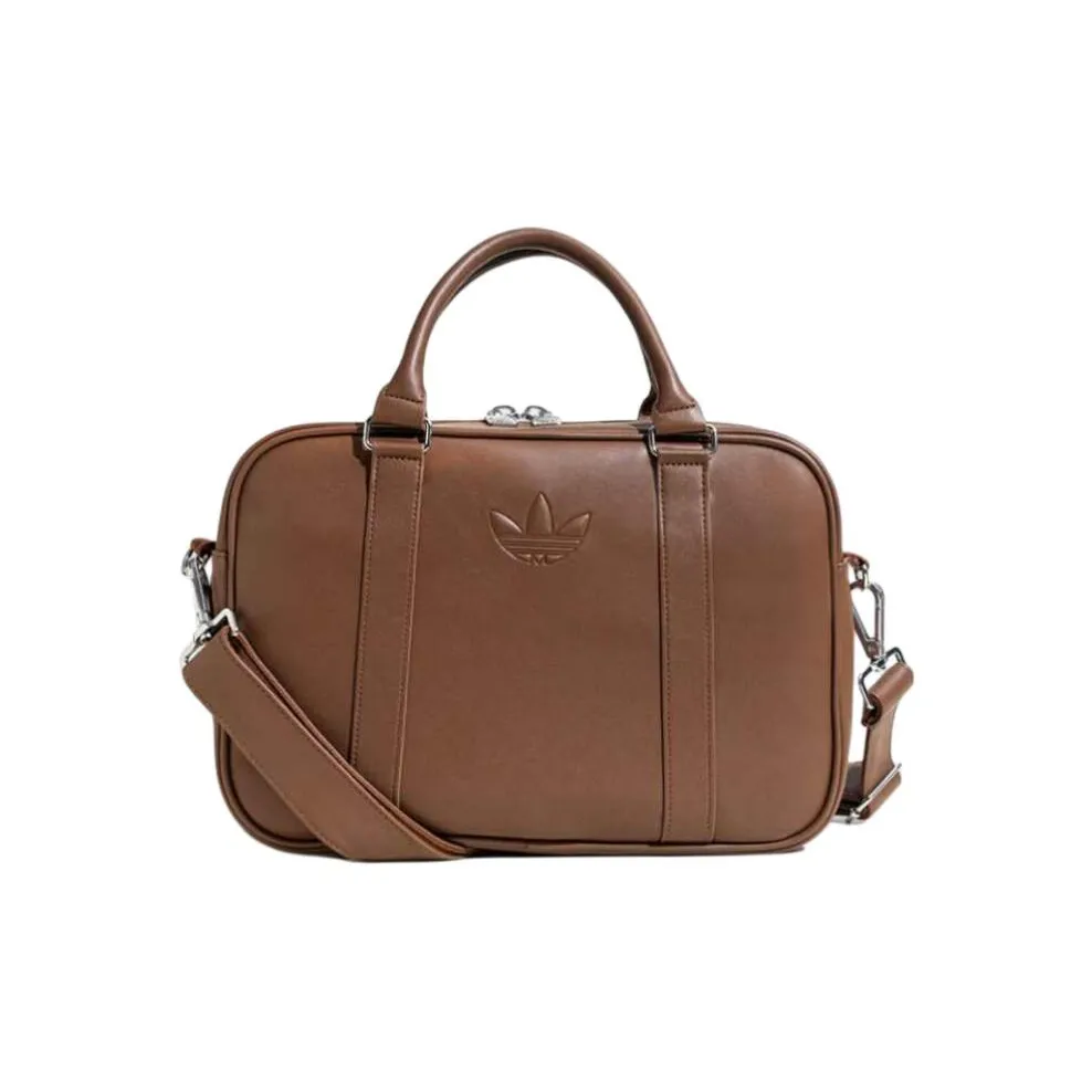 Adidas Originals PU Shoulder Bag, Crossbody Bag, Handbag Women's Soft Brown