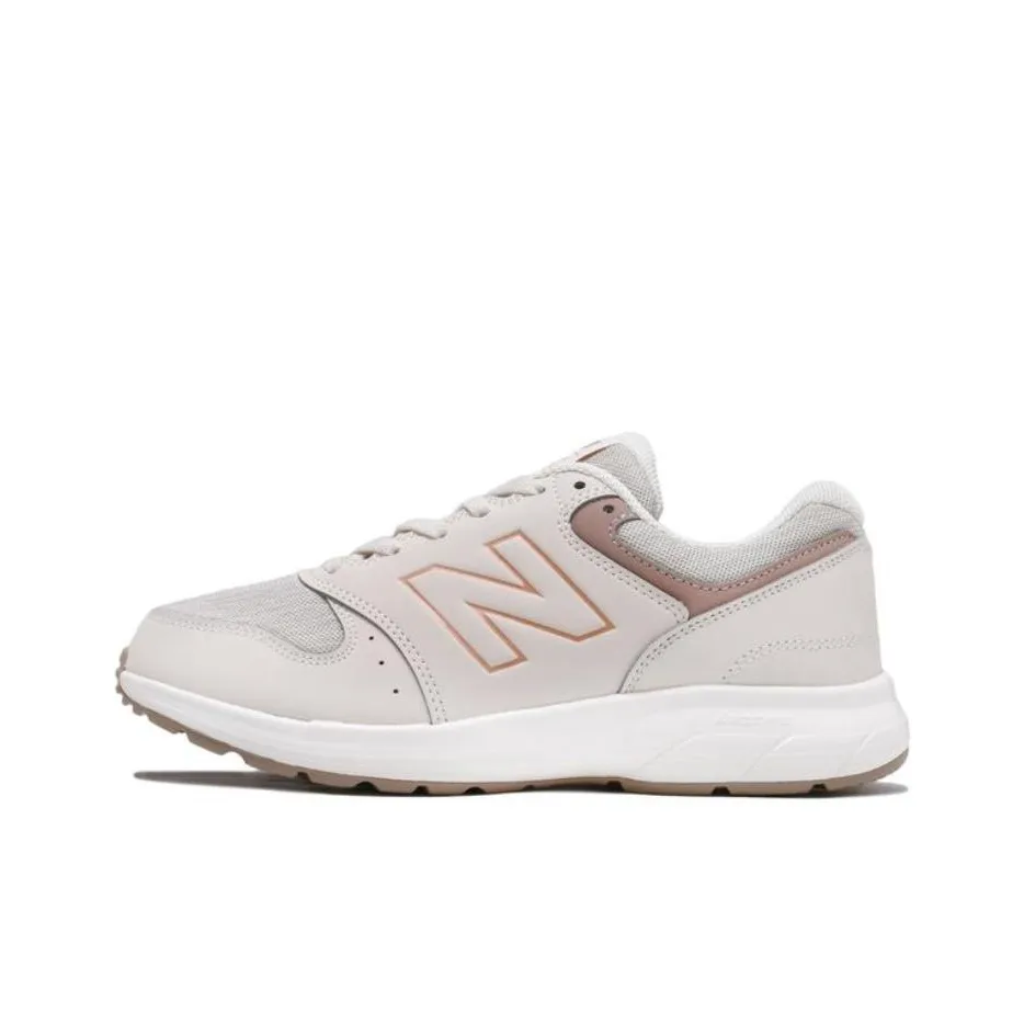 New Balance 550 Anti Slip Wear Resistant Low Top Casual Shoes Women's Beige