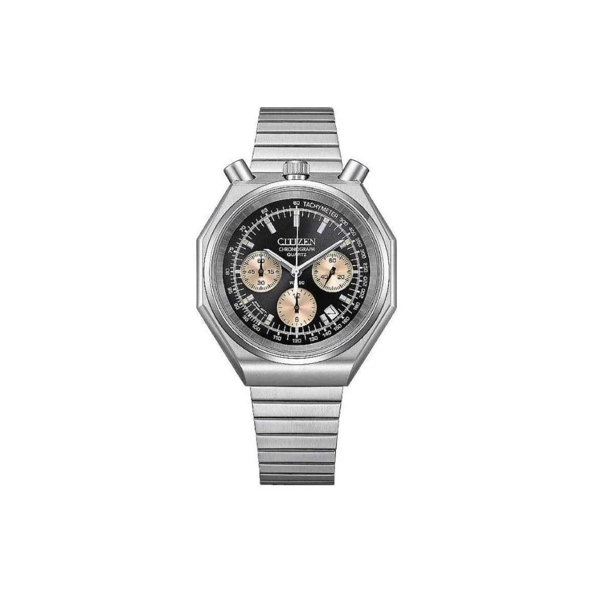 CITIZEN Кварцевый механизм Часы 38 мм Унисекс Черный циферблат