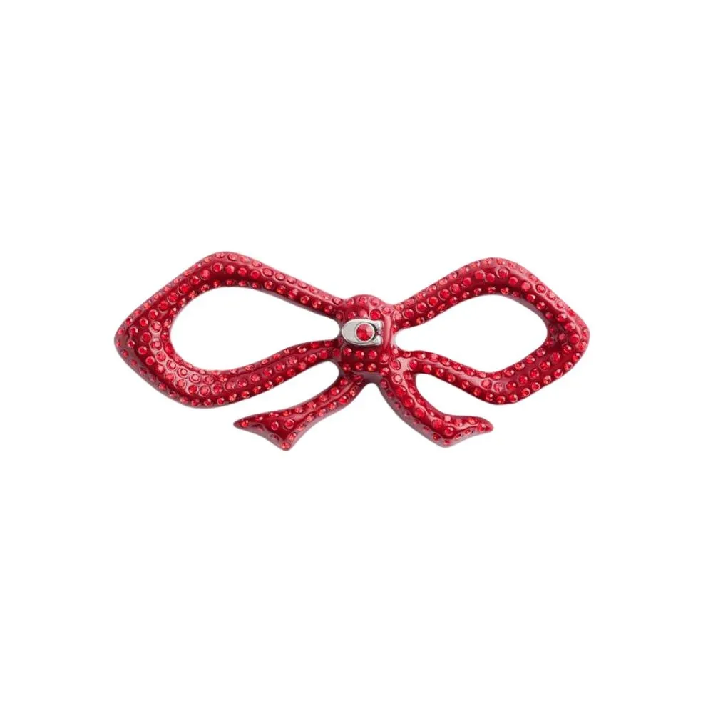 COACH Смола Медный Искусственный Кристалл Заколки для волос Унисекс Красный