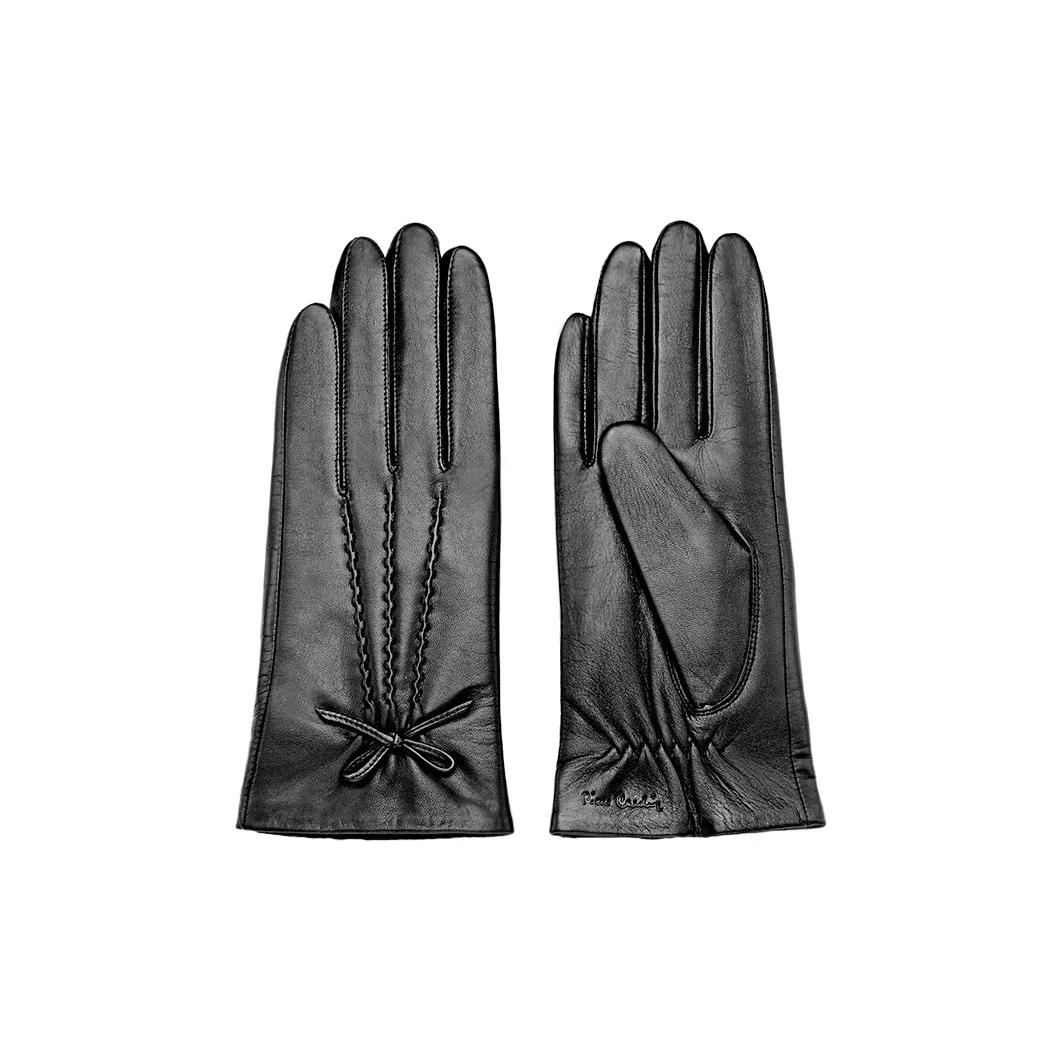 PIERRE CARDIN Sheepskin Теплые Перчатки Женские Черные