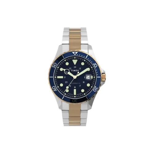 TIMEX Автоматический Механический Movement Мужские Часы 41 мм Синие