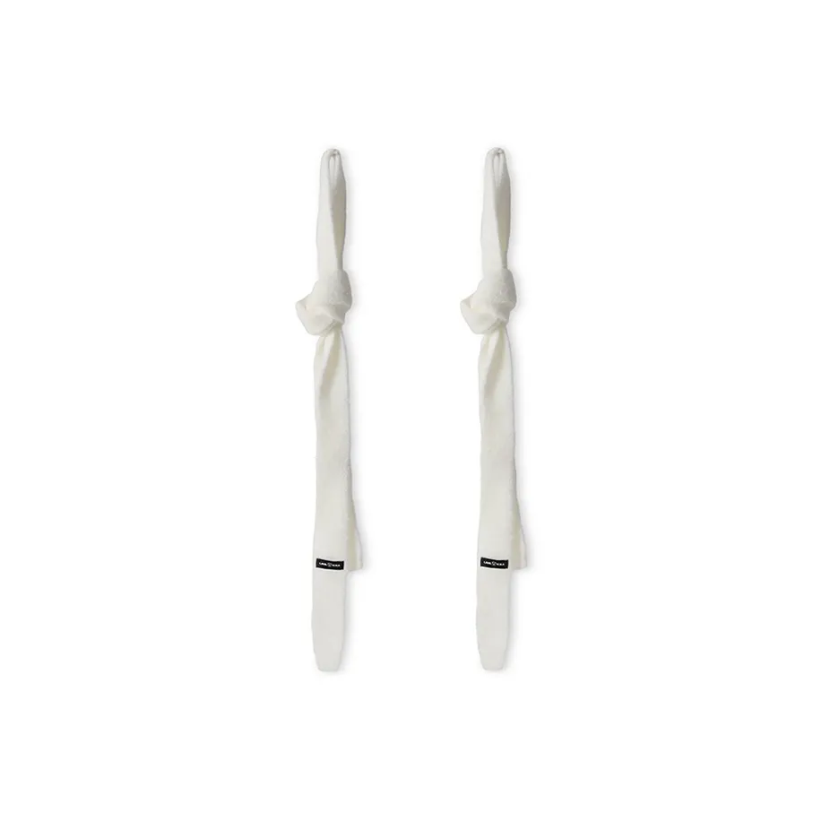 LAMLICKA Акриловые вязаные шарфы унисекс розовый белый