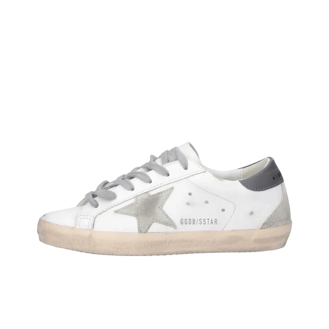 Golden Goose Superstar Deluxe White Ice Dark Grey Women's