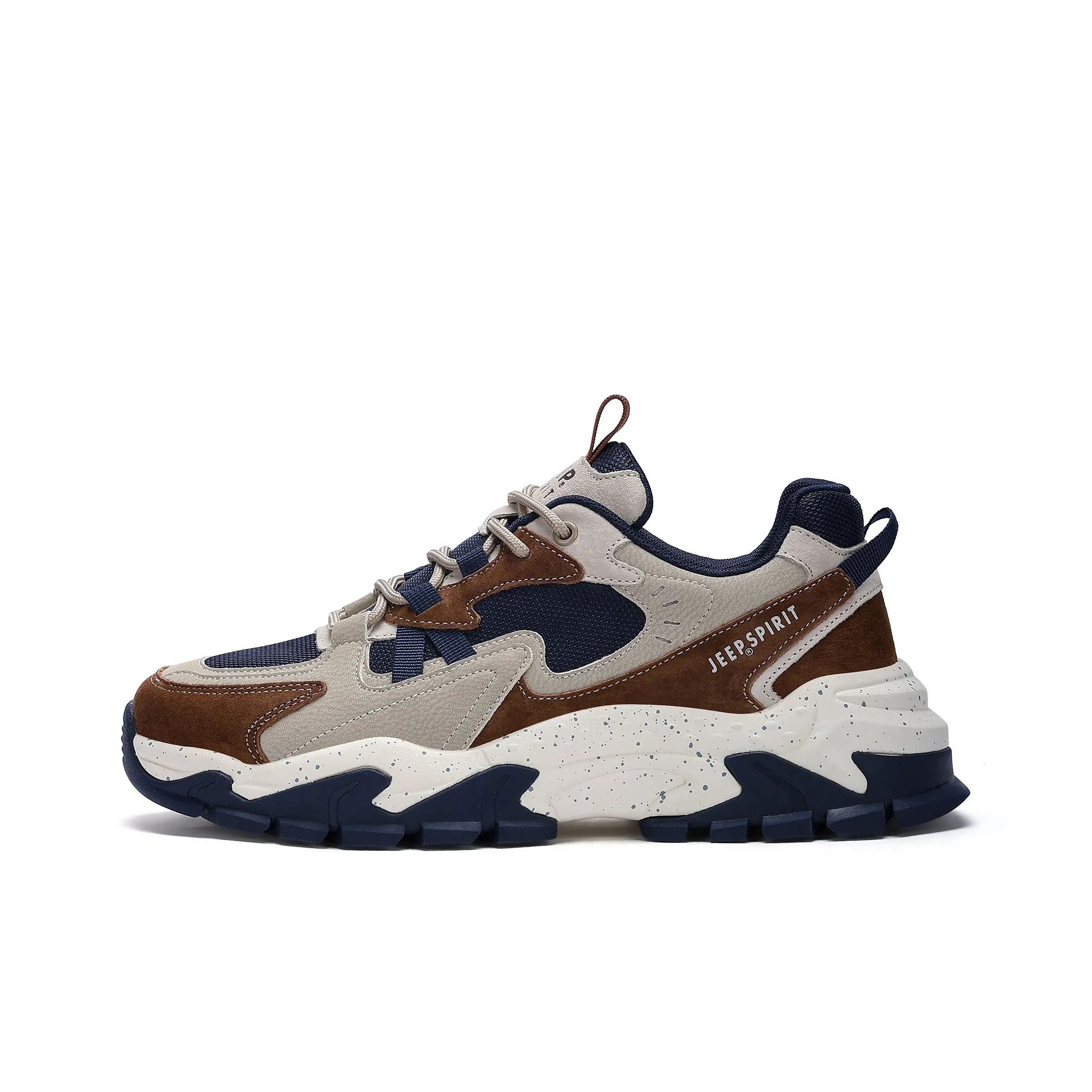 JEEP SPIRIT Низкий топ массивные кроссовки мужские янтарно-коричневый