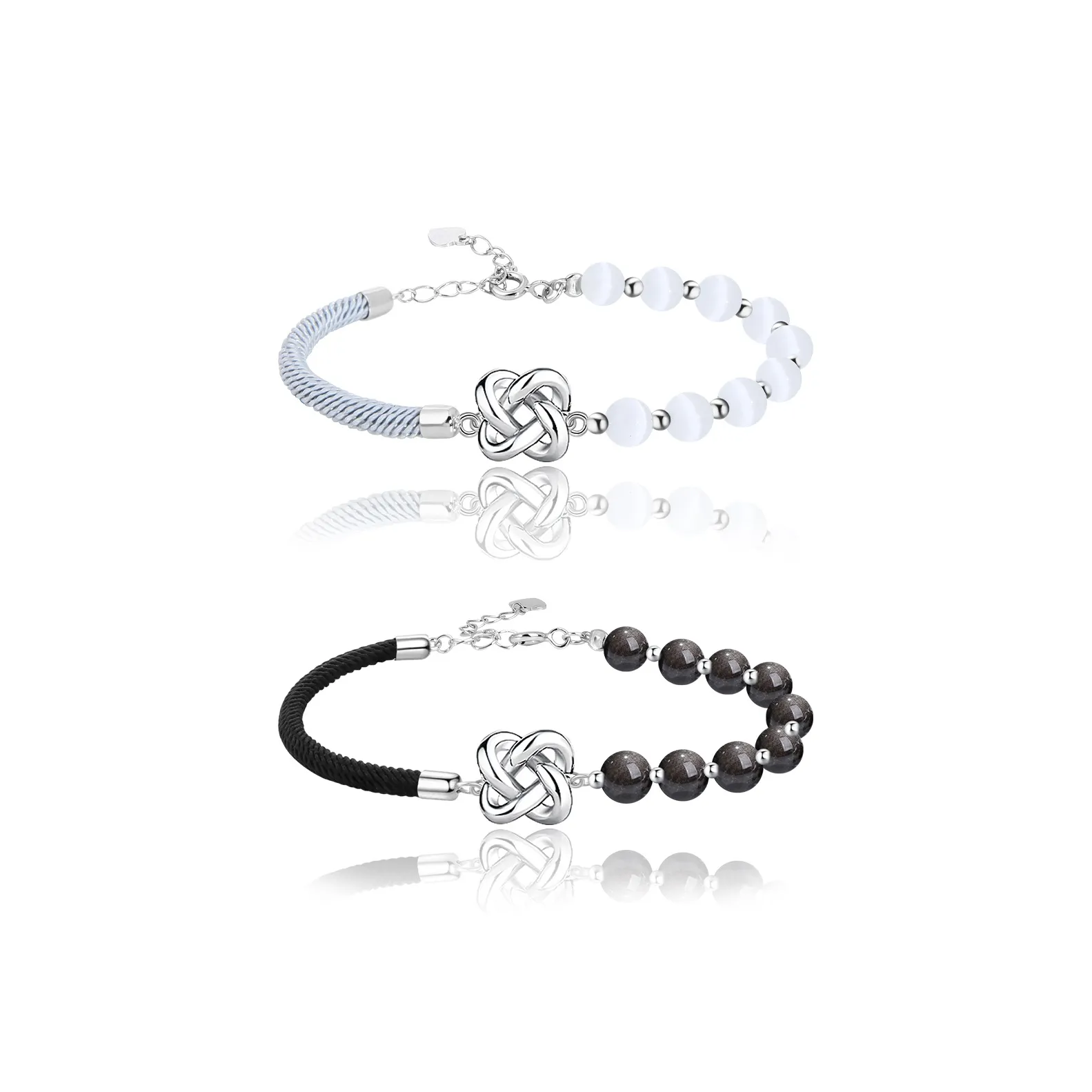 MAGICPOLE Glass Cat Eye Bracelets Unisex