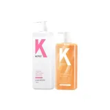 스무스 앤 젠틀 샴푸 750ml + 향기 라바 샤워 젤 500ml