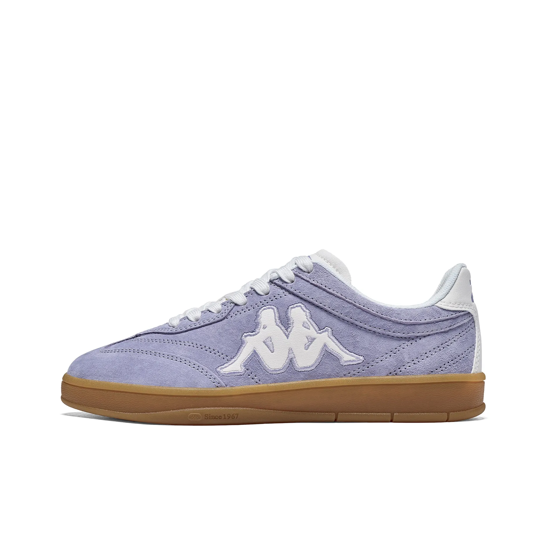 Kappa Tifo Slip Resistant, Abrasion Resistant, Lightweight Low Top Skateboard Shoes Women's White Purple
