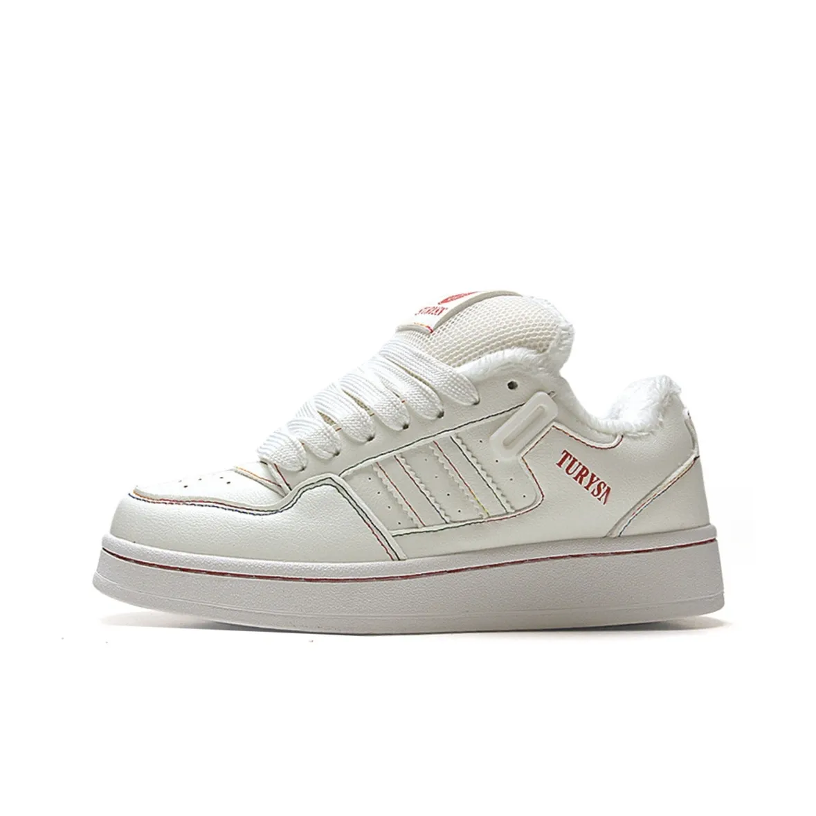 CHERRY KALIKA Термический противоскользящий легкий увеличивающий высоту низкий топ скейтборд обувь для женщин белый радужный