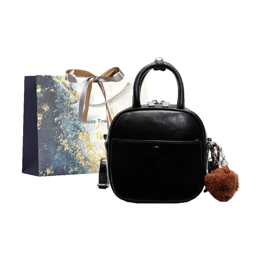 Iman's House ПУ (полиуретан) Двойная плечевая сумка через плечо женская многоцветная