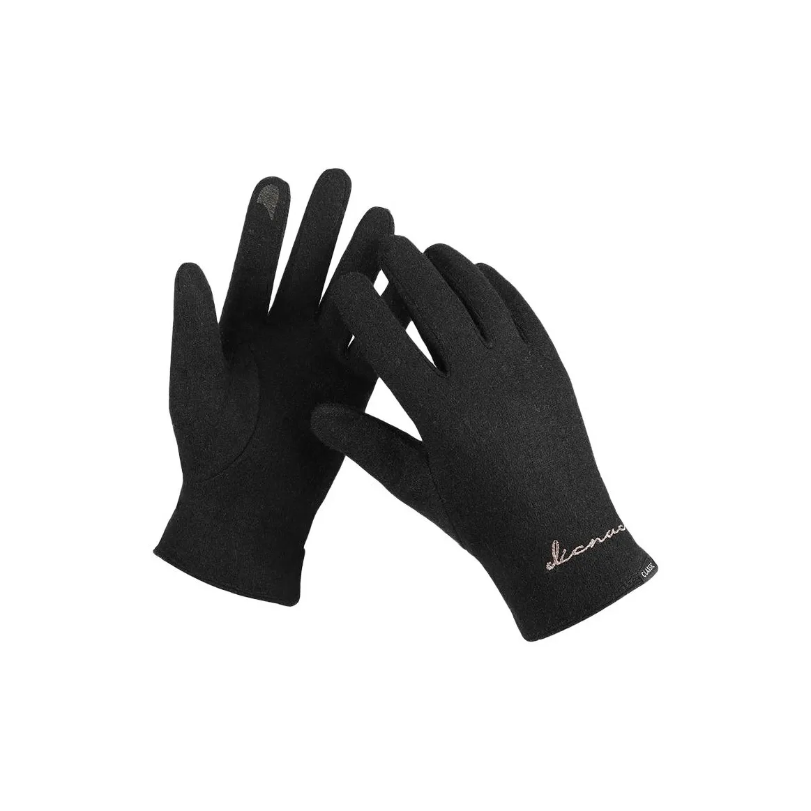 H YXIANG Шерсть Трикотаж Перчатки Мужские