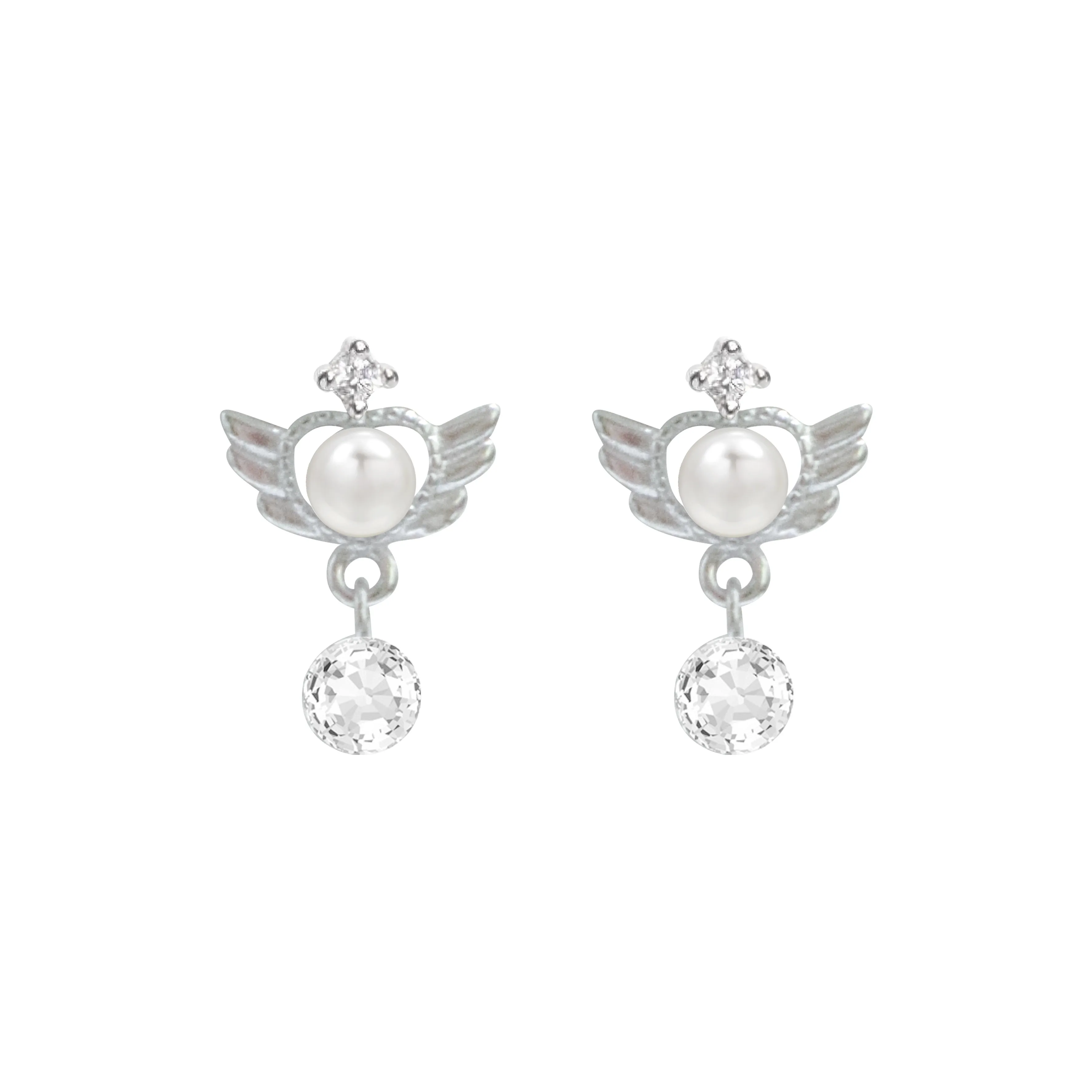 UX S999 Sterling Silver Anti Allergy Fringe Earrings Women's