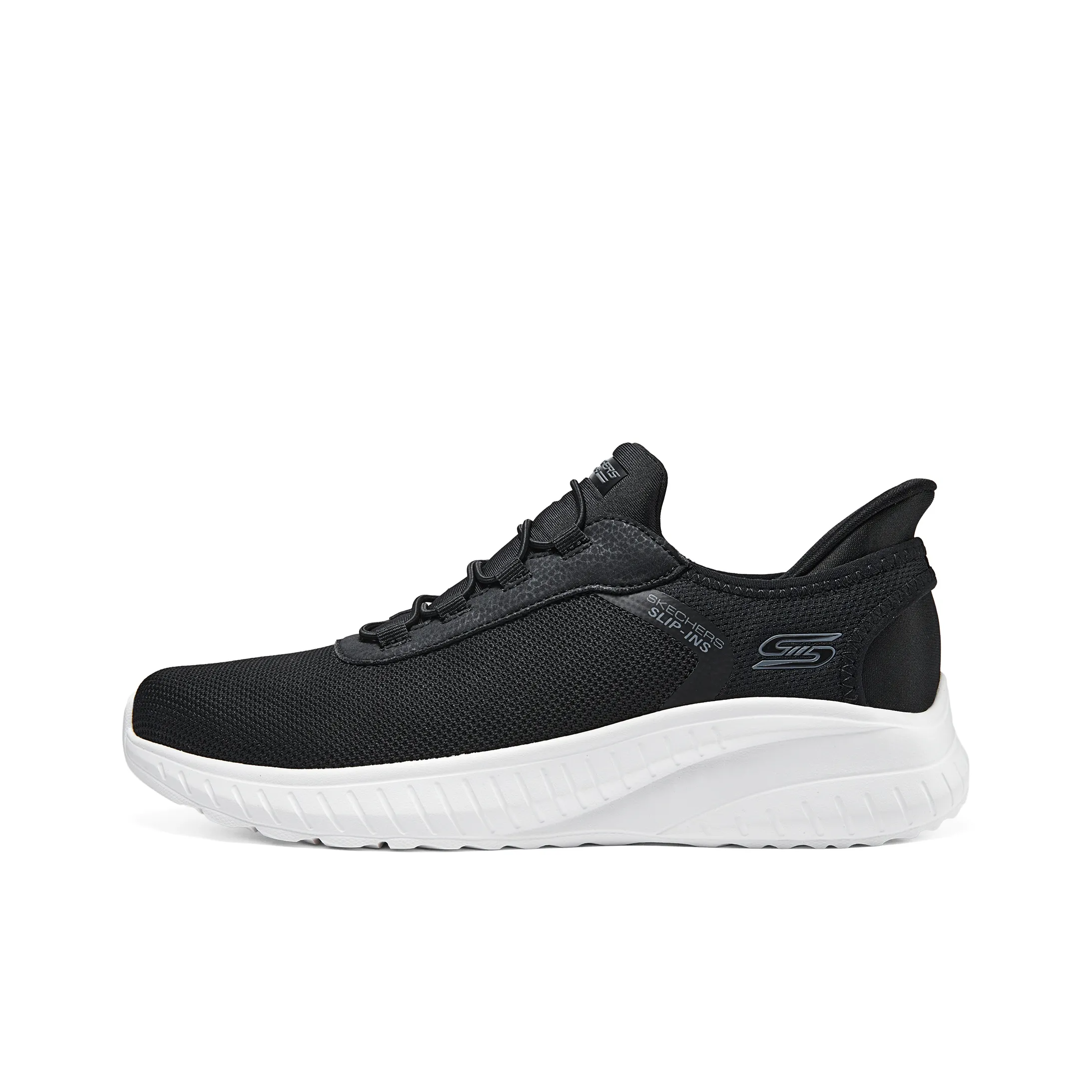 Skechers BOBS MENS Hands Free Slip Ins Technology Low Top Casual Shoes Men's Black