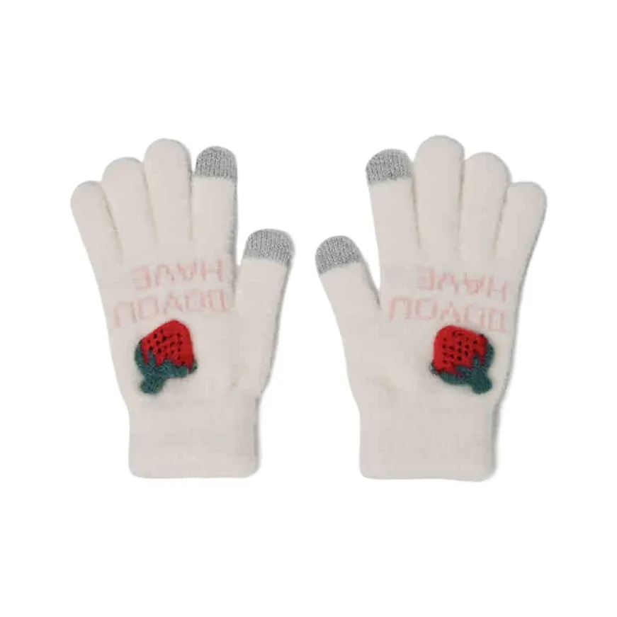 Yalu Cotton Knit Gloves Unisex Gift Box Set
