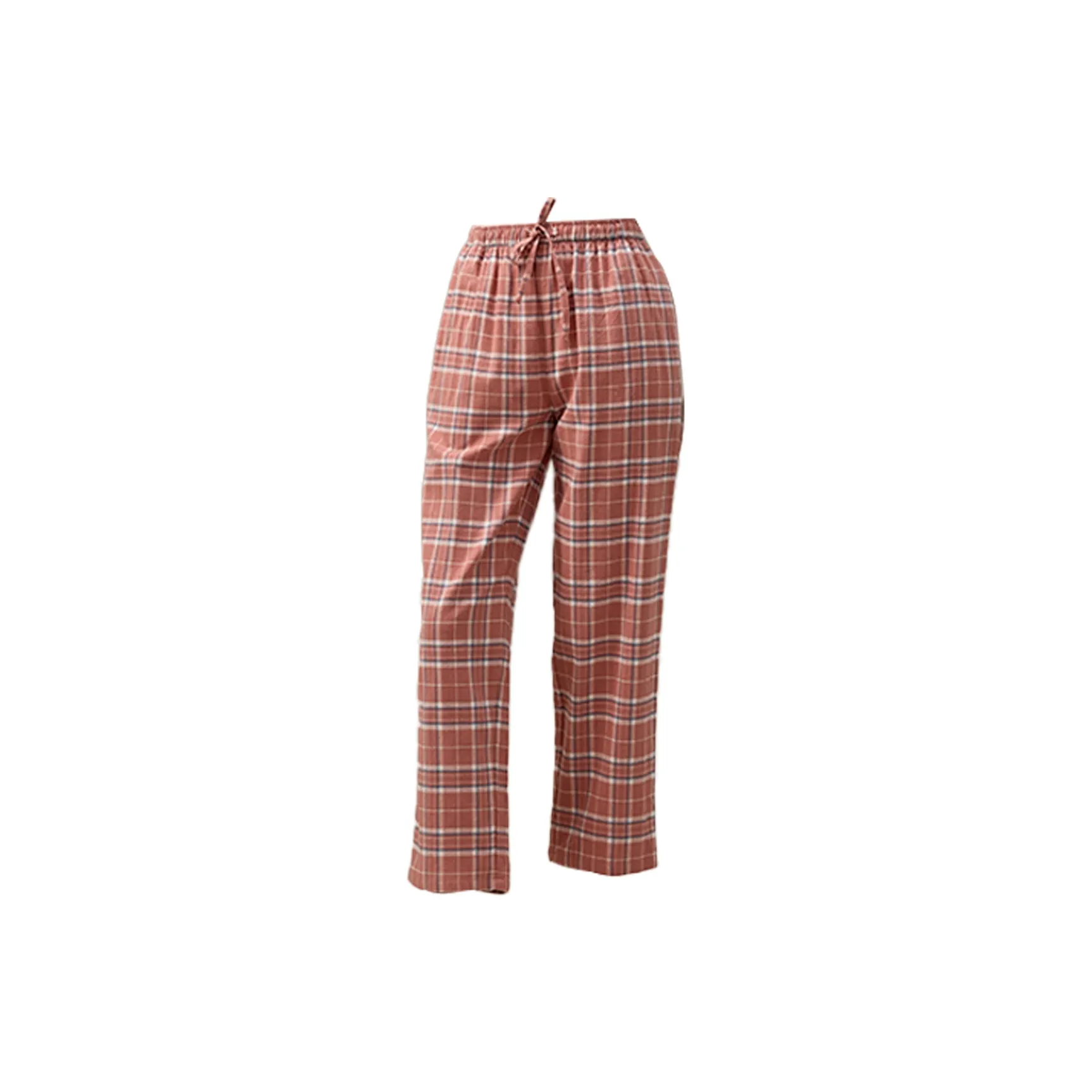 Top Melon Pajama Pants Women's Dark Pink Plaid