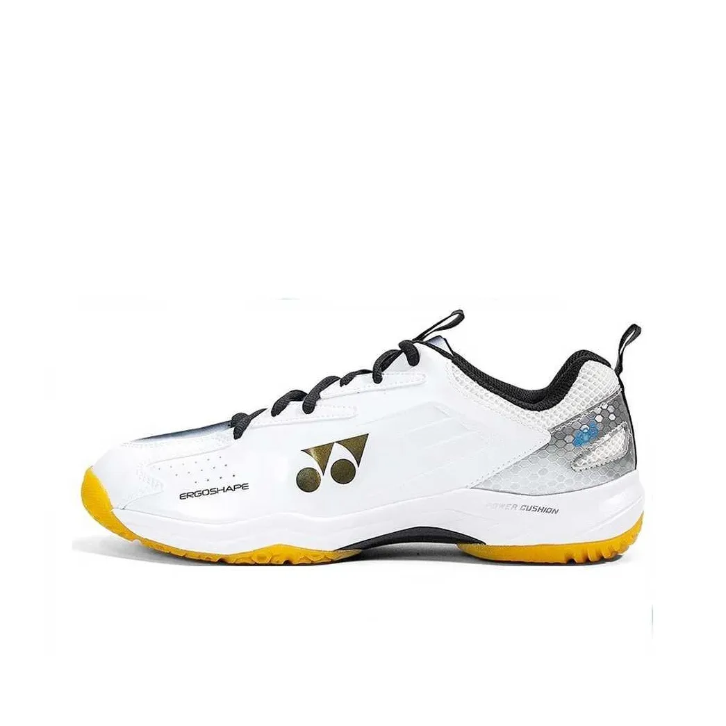 YONEX Power Cushion Breathable Support Balance Lightweight Rebound Low Top Badminton Shoes Unisex Black White