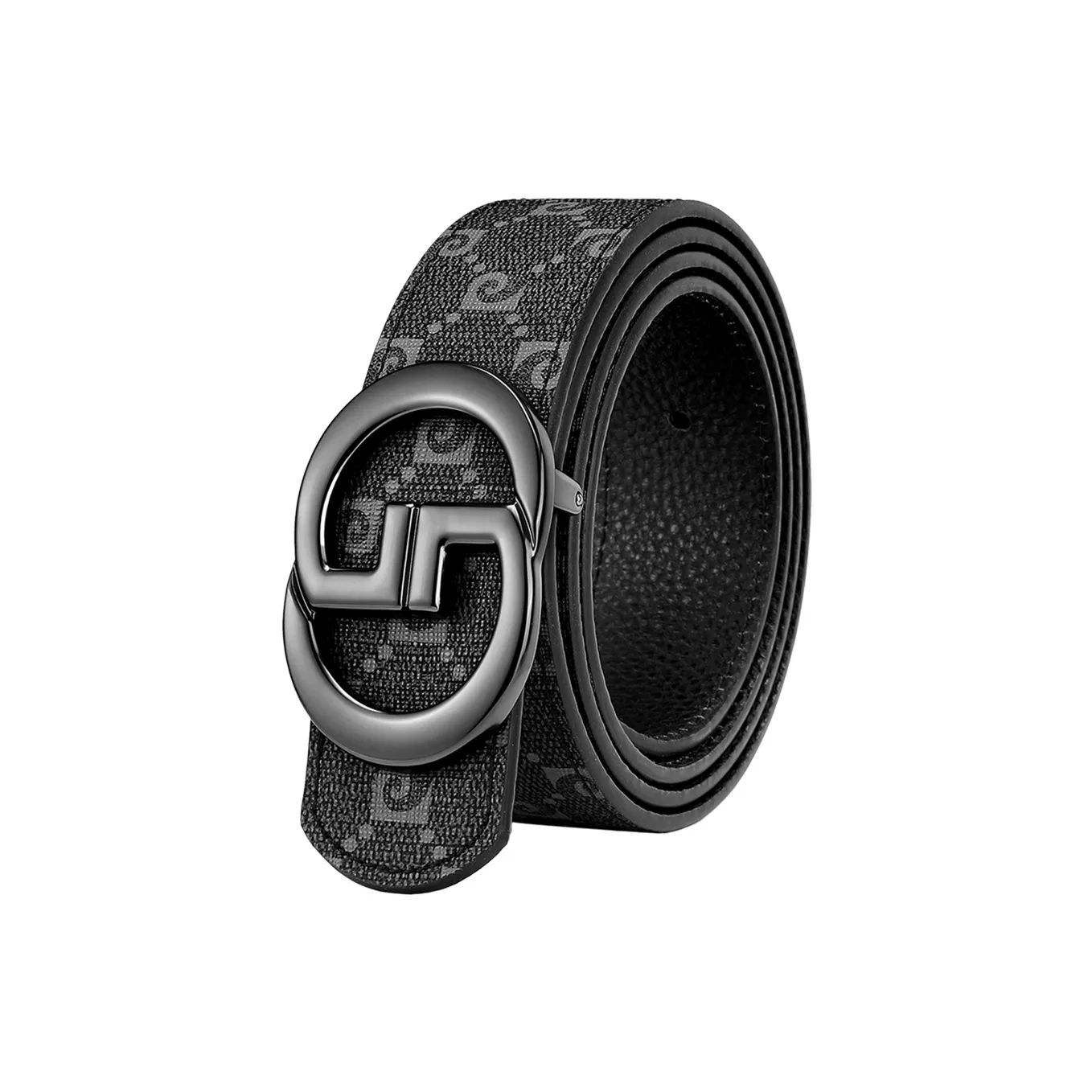 PIERRE CARDIN ПВХ Business Men's Gift Box Set Ремень Мужской Черный 3,5 см