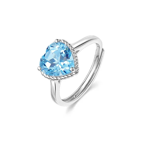 IL&CO. Natural Garnet Rings Women's