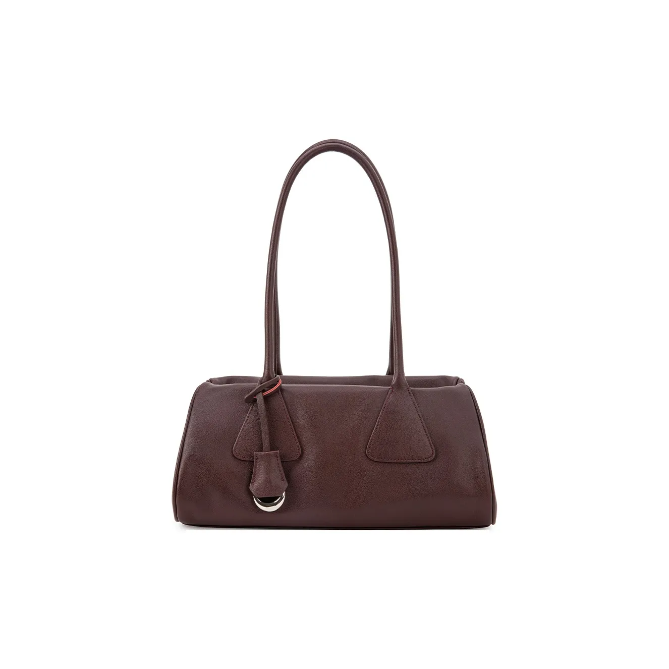 VENOF Сумка-подушка из крупнозернистой текстуры коровьей кожи сумка через плечо среднего размера женская Muse красный сырой шоколад черный