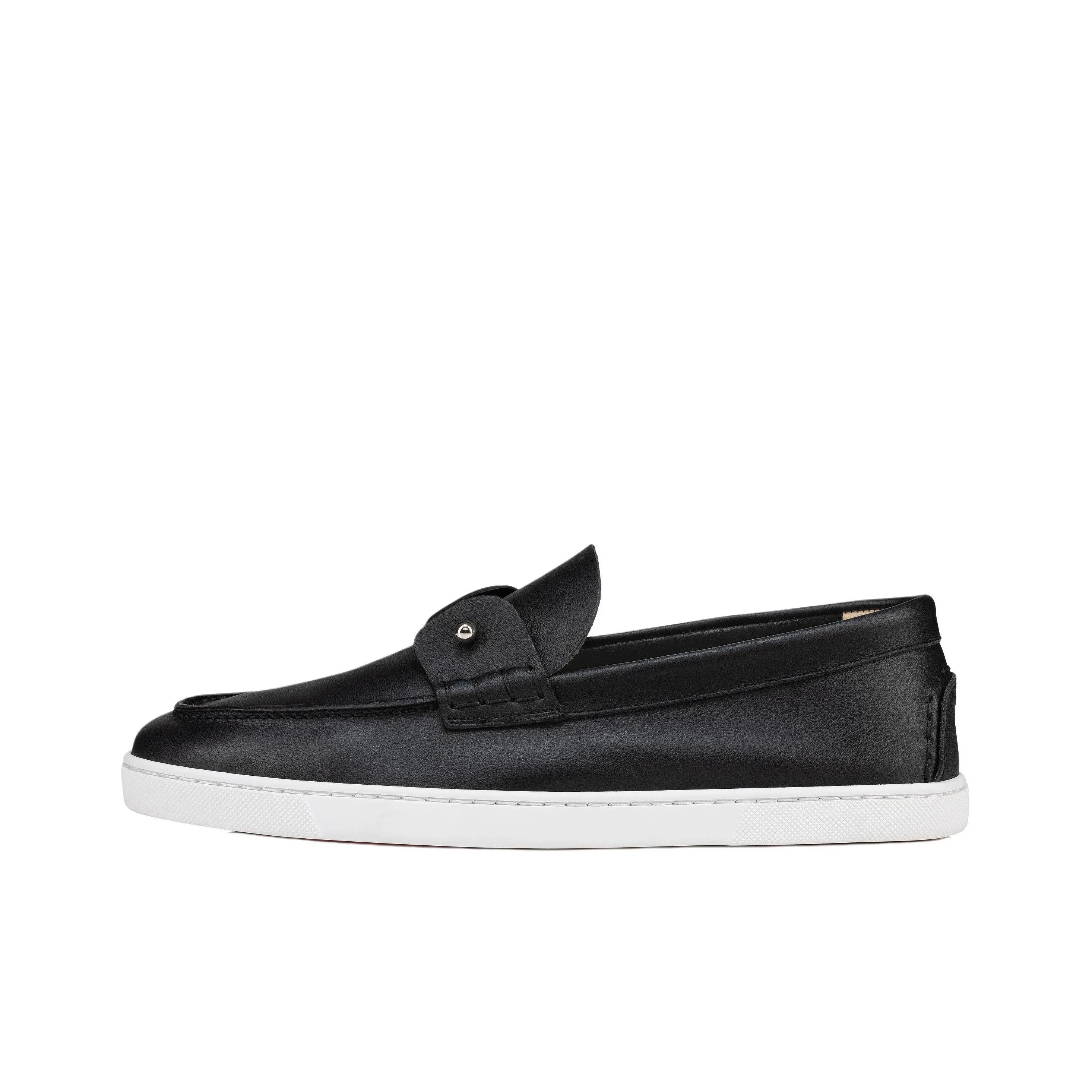 CL LUBOTING Chambeliboat Loafers Men's Black