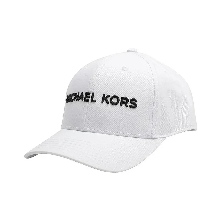 MICHAEL KORS Canvas Baseball Caps Unisex White